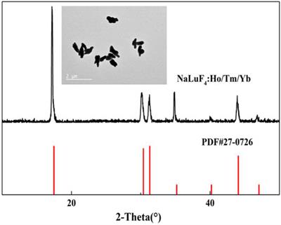 Florescence Intensity Ratio Thermometer in the First Biological Window Based on Non-Thermally Coupled Energy Levels of Tm3+ and Ho3+ Ions